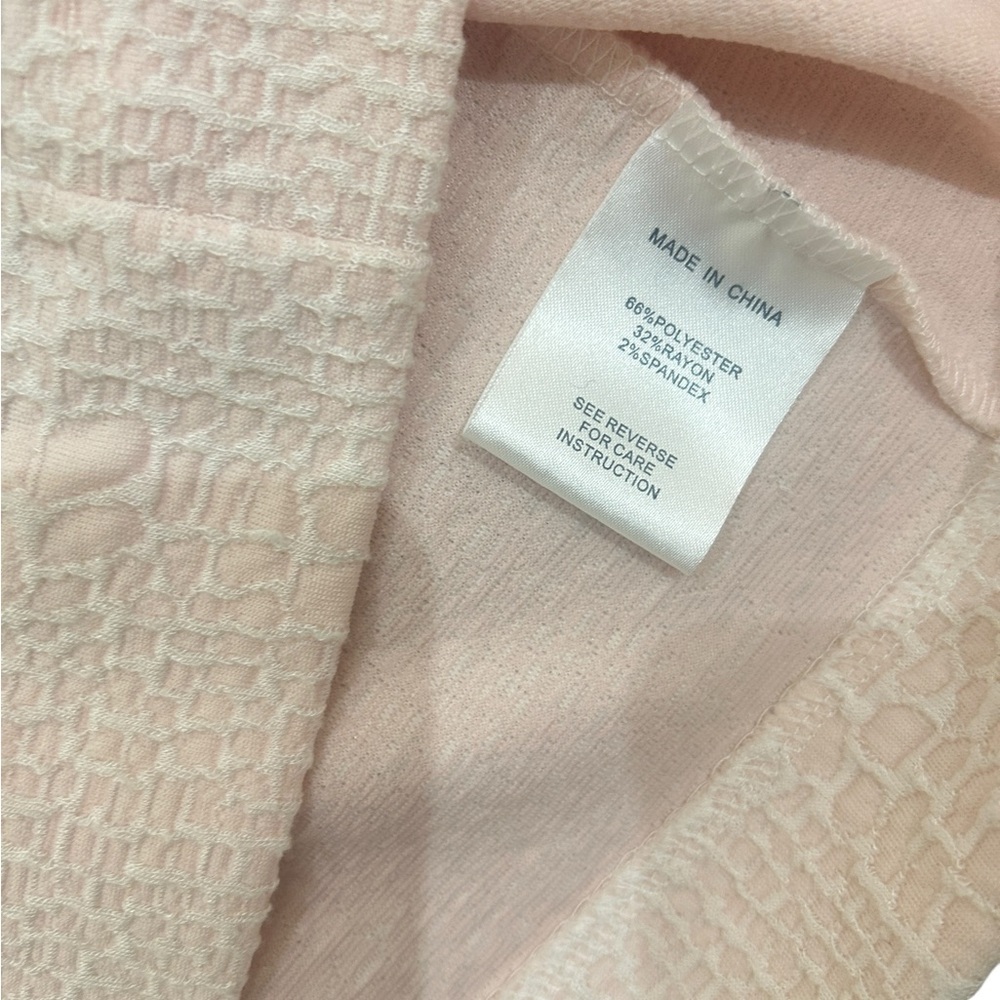 Tyler Boe ballet pink Sydney Textured bell sleeve dress above the knee large - Picture 12 of 12